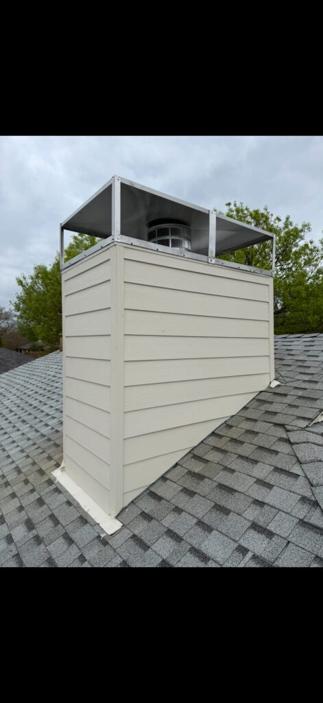 Chimney Chase Install