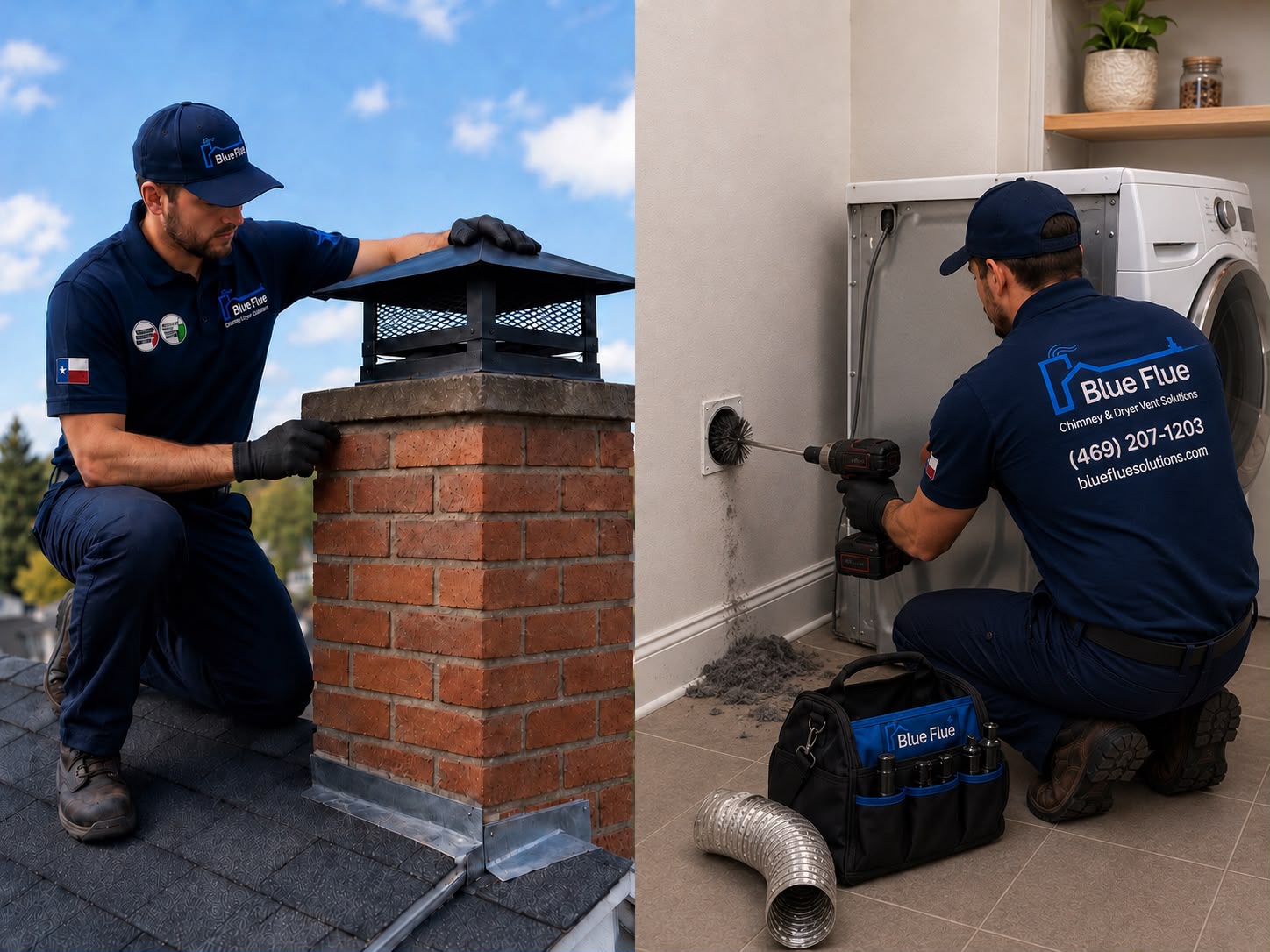Chimney & Dryer Vent Services in Dallas-Fort Worth & San Antonio