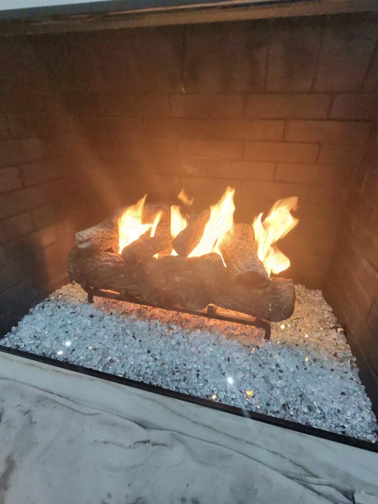 Decorative Gas Fireplace Appliance Install DFW BlueFlue