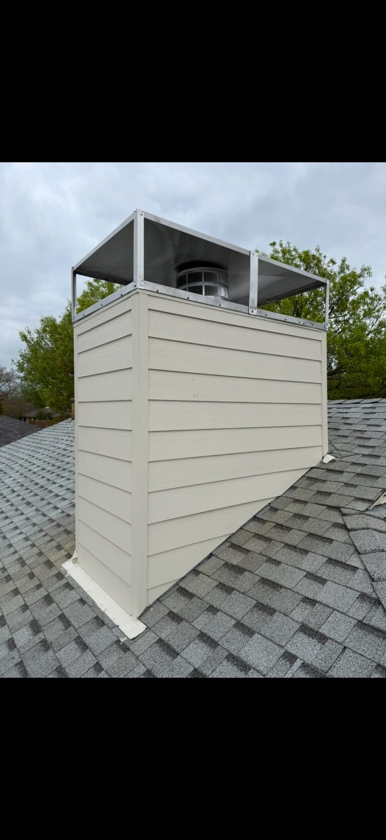 Chimney Chase Install
