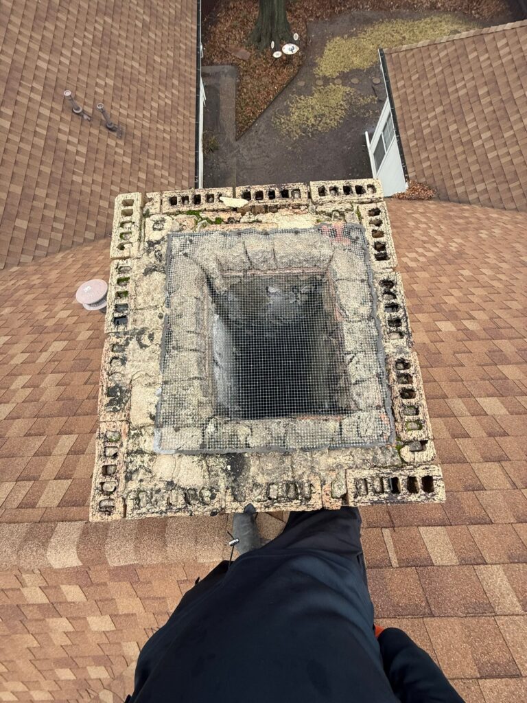 Chimney Crown Damage Repair