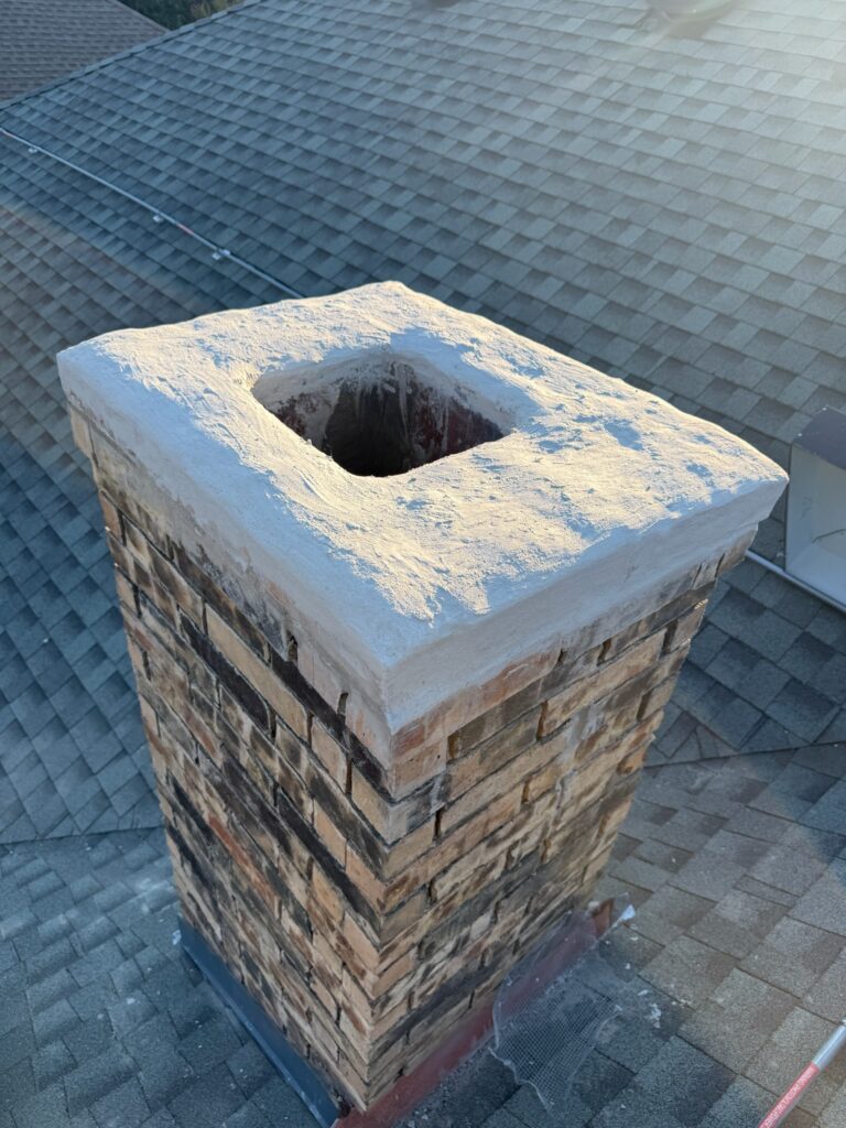 Chimney Crown Damage Repair