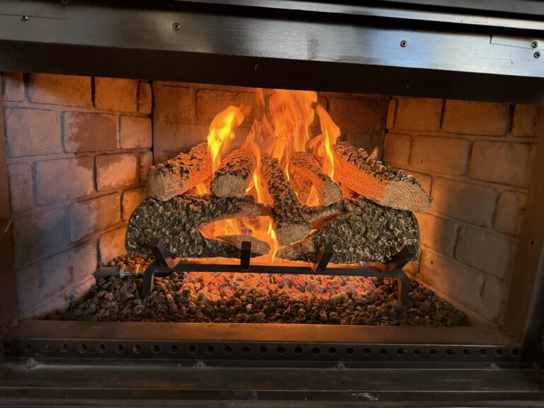 Decorative Gas Fireplace Appliance Install