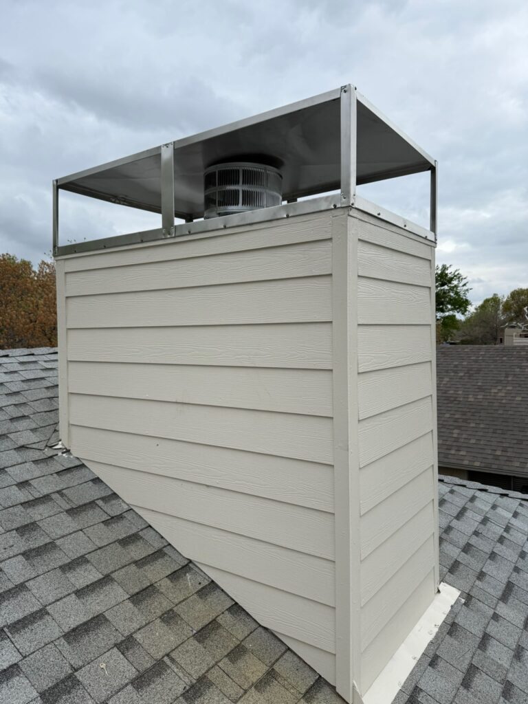 Chimney Chase Install