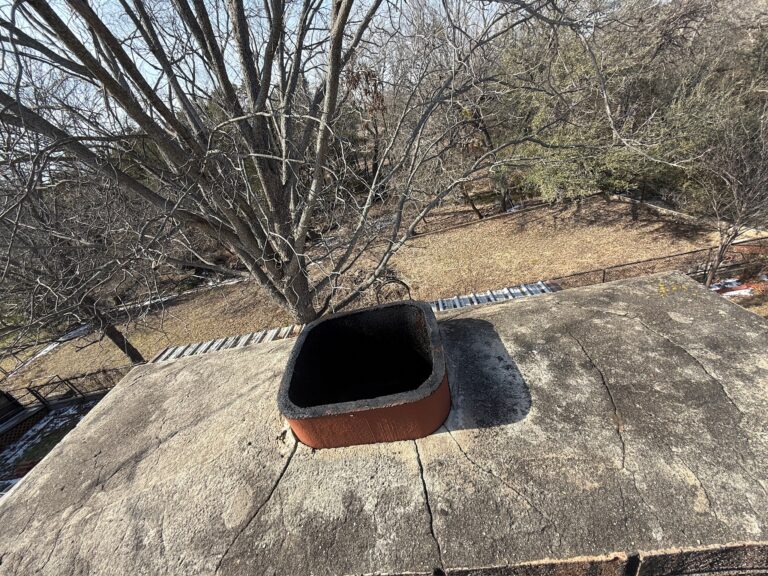 Damaged Chimney Crown