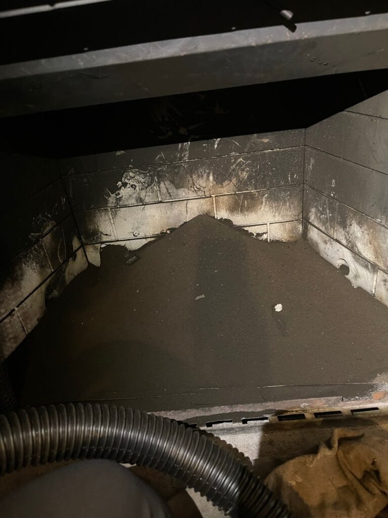 Huge Creosote Buildup Removal